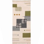 Artisan Cotton Flatweave Runner Rug 2x6 ft – Elegant Minimal multicolor Design for Home Décor - Image 5