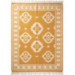Handcrafted Cotton Rug | Contemporary Geometric Design for Stylish Home Interiors - Image 4