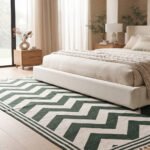 Modern Abstract Cotton Rug | Handcrafted Artistic Area Rug for Contemporary Interiors - Image 2